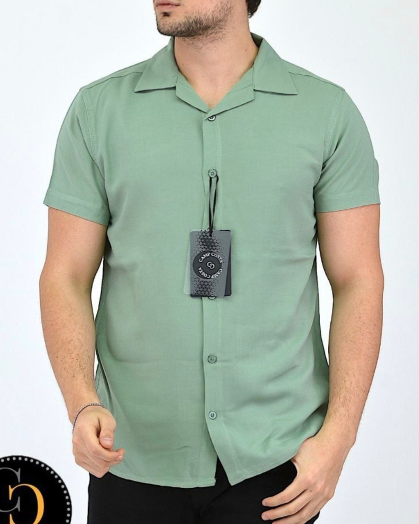[SHIRT004] Mint Plain Shirt