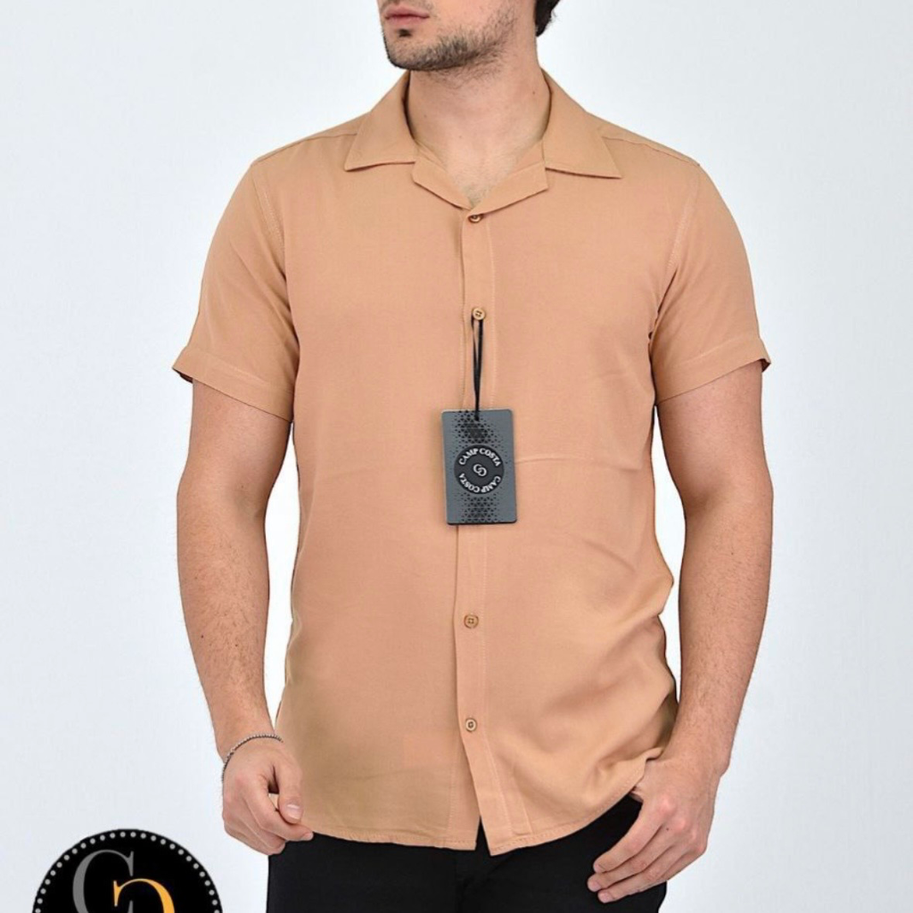 Orange Plain Shirt (S)